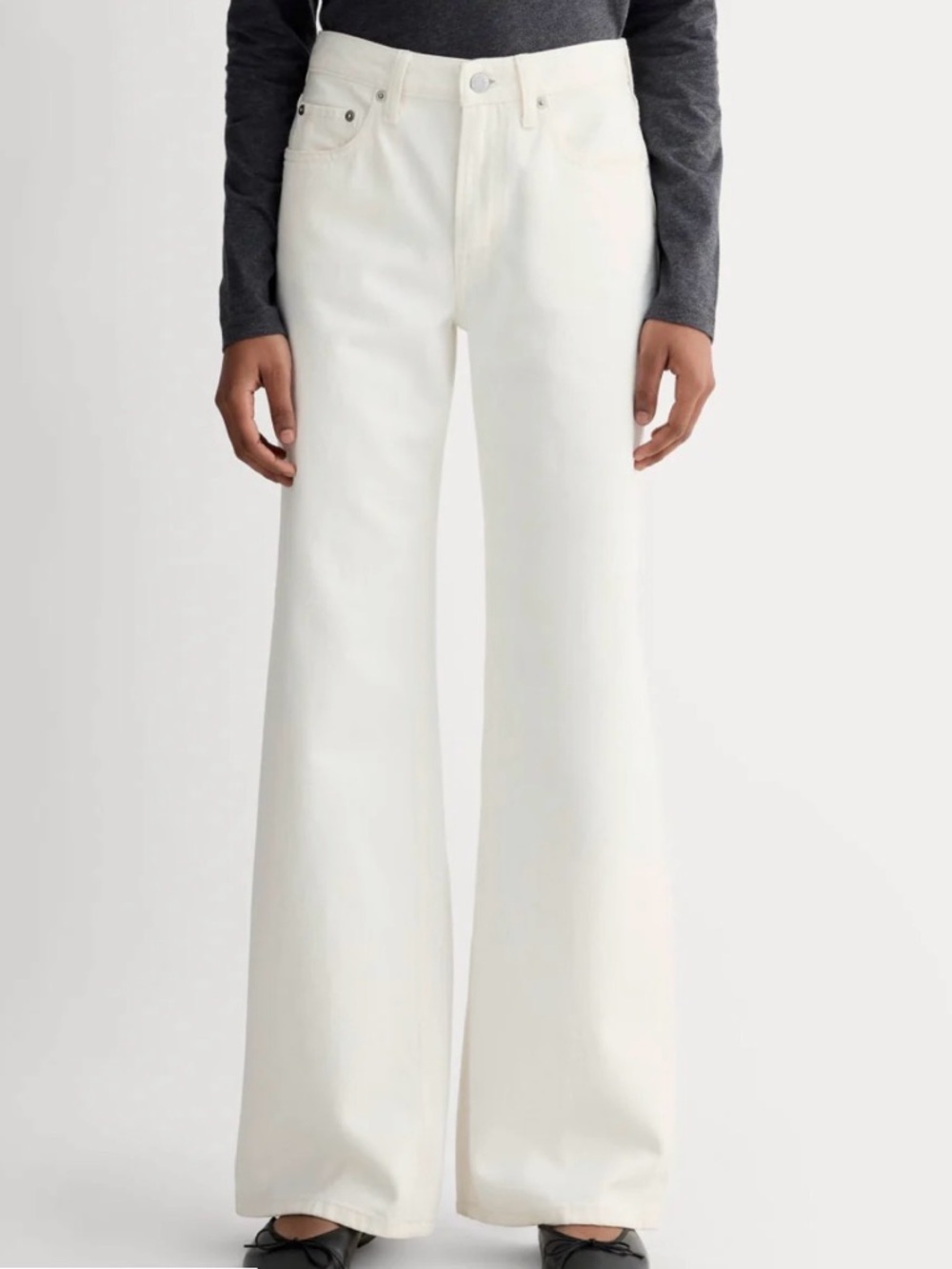 Everlane - The Mid-Way Jean in Bone (size: 28R) NWT
